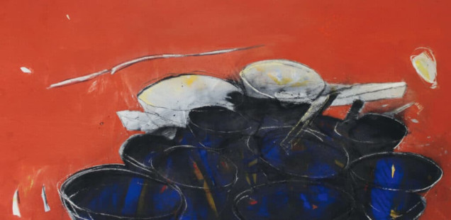 In Stücken in der Zeit treiben