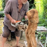 Arbeit am Holz26